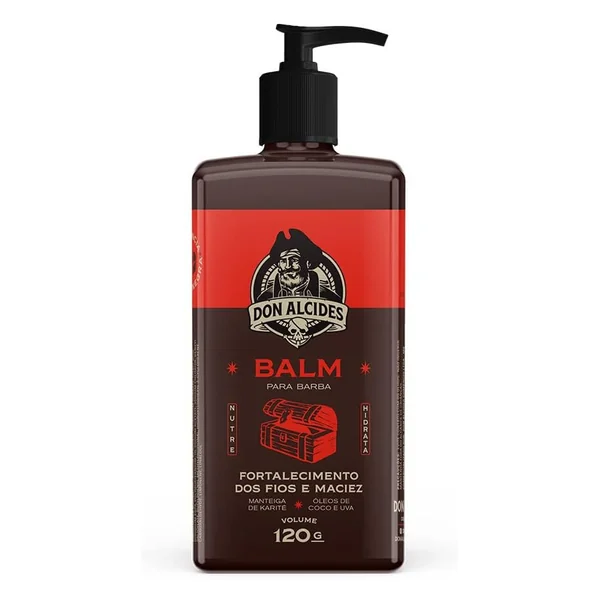 Balm para Barba Don Alcides Barba Negra 120 ml