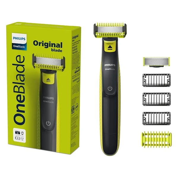 Philips OneBlade Barbeador e Aparador Elétrico para Rosto e Corpo QP2824/10